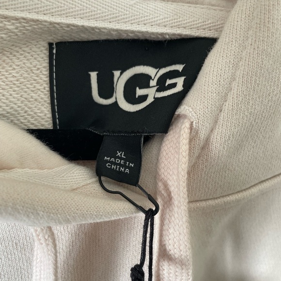 NWT UGG women Helene Hoodie sweatshirt cream neutral XL - Picture 11 of 13